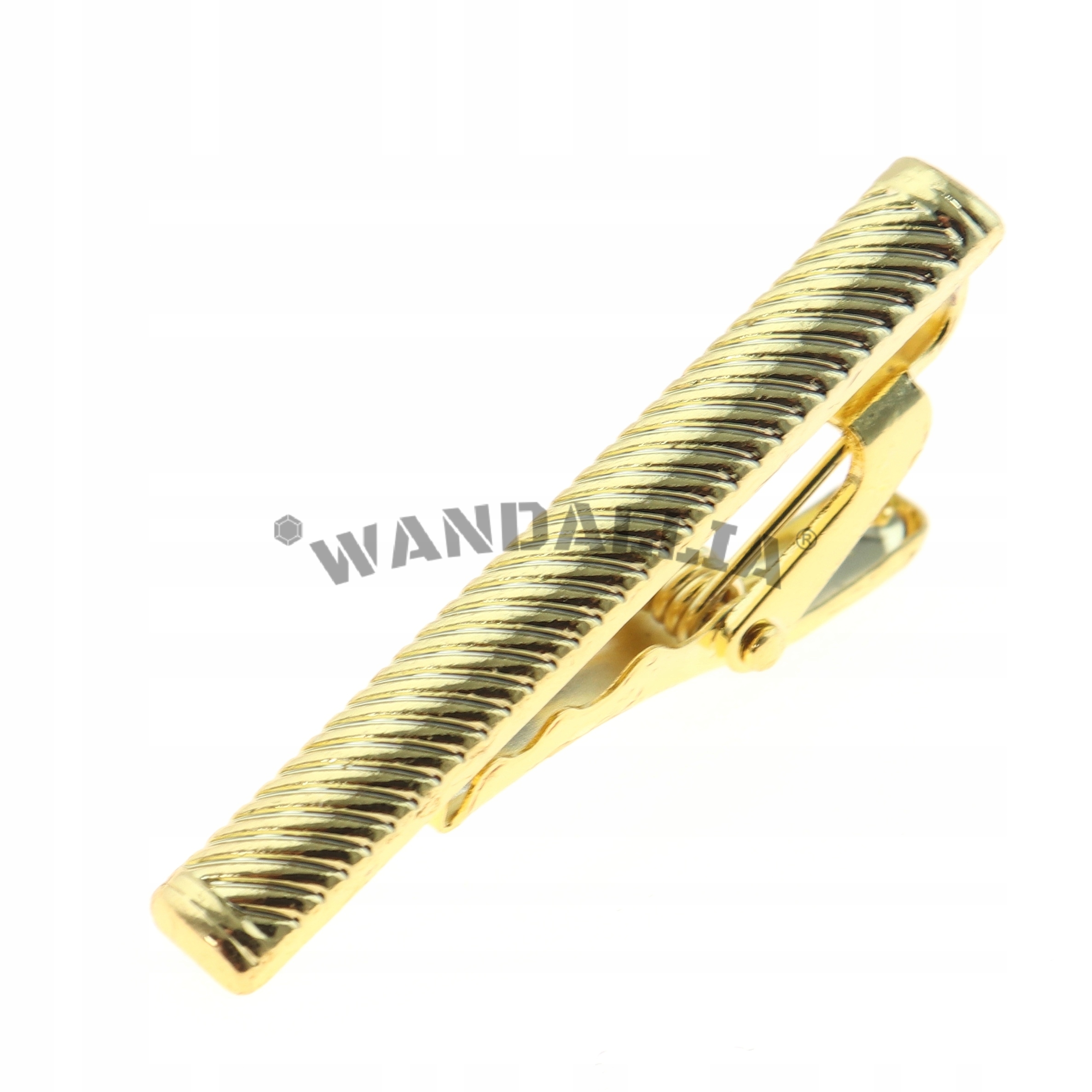 WANDALLIA Spinka do Krawata SP-KR-177 Klasyczna Złota dł.4.1cm EAN (GTIN) 5906228206598