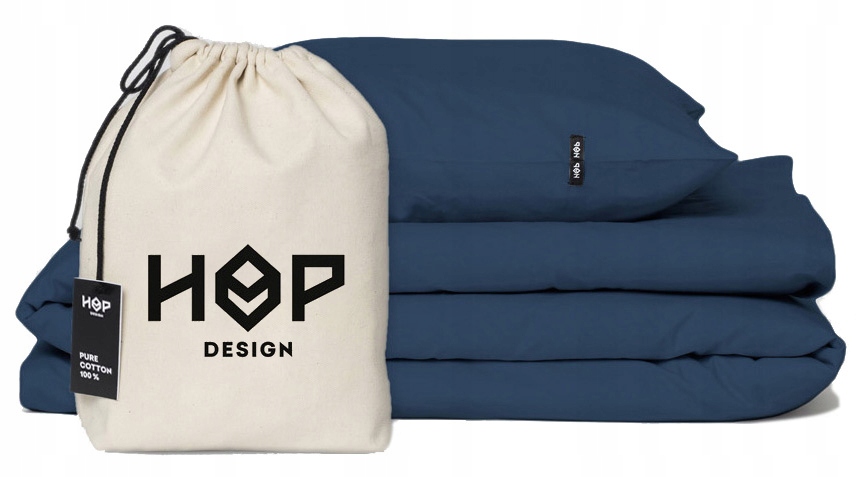 Posteľná Bielizeň bavlna hrubá 140x200 1x50x60 tlmená granátová Hop Design