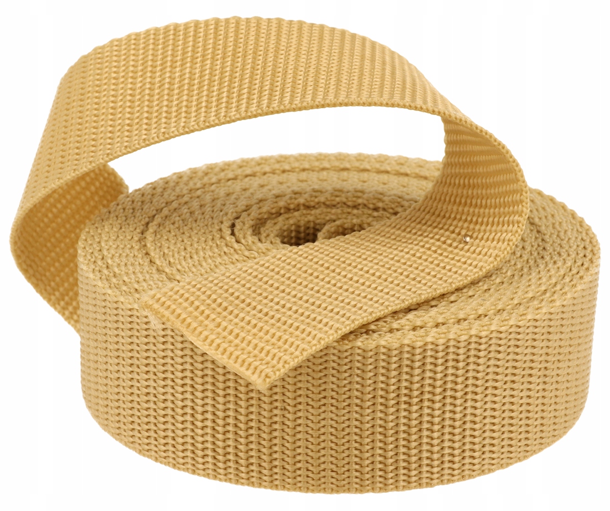 Popruh 50mm Parciální tloušťka 1,35mm Světle Béžová 50 metrů
