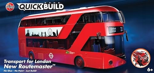 Model do składania New Routemaster Bus Klocki QUICKBUILD AIRFIX Licencja Typ klocki konstrukcyjne