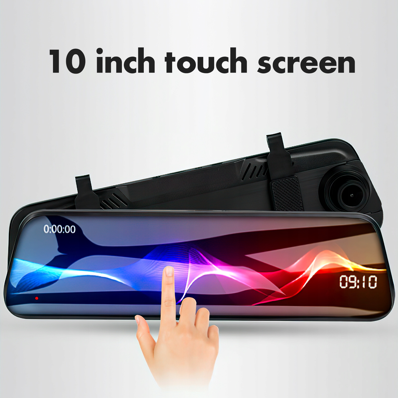 REJESTRATOR WIDEO W LUSTERKU SAMOCHODU KAMERA COFANIA REJESTRATOR JAZDY Waga produktu z opakowaniem jednostkowym 0.82 kg