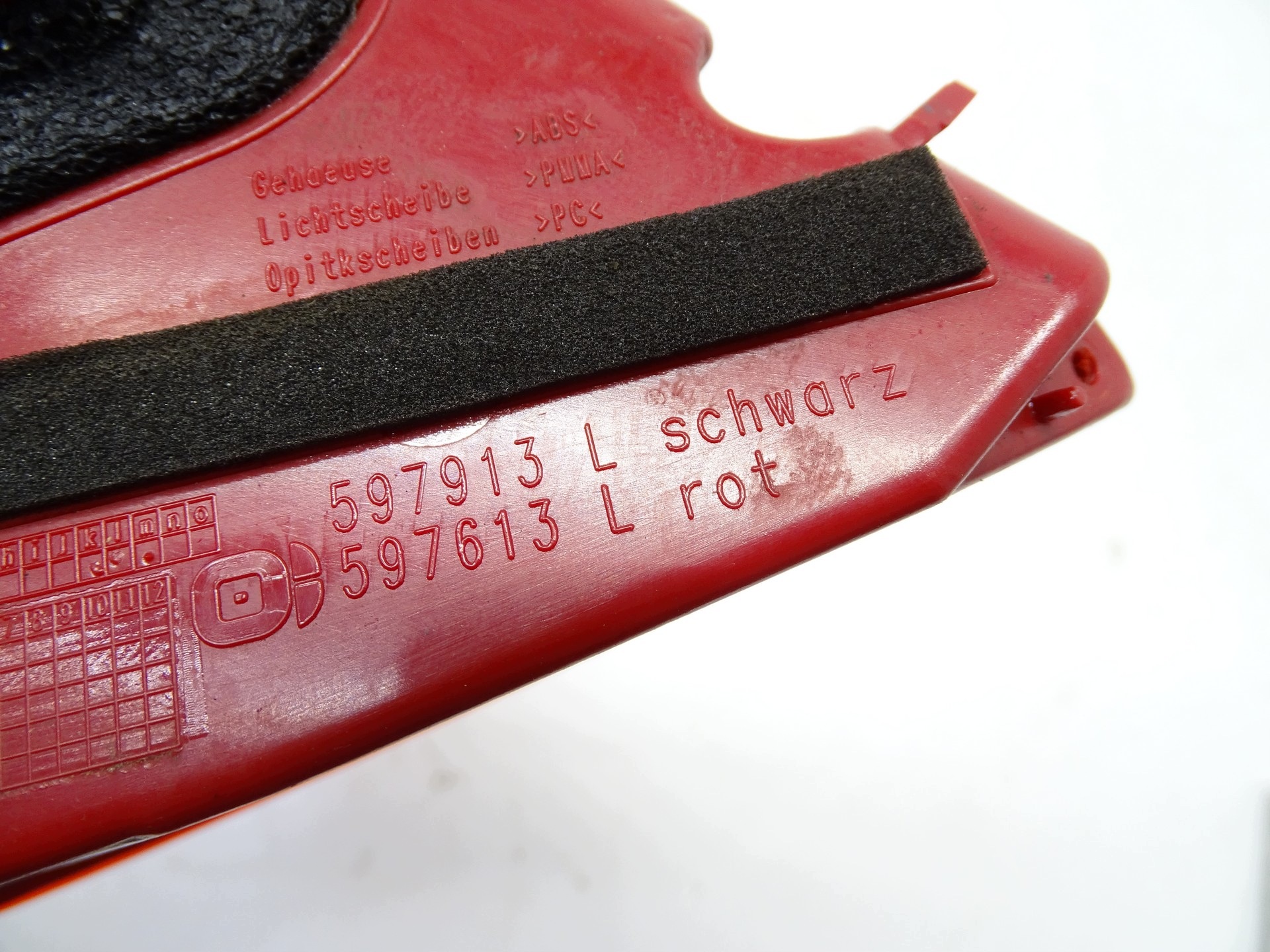 light rear part left inner AUDI A7 4G LED 4G8945093