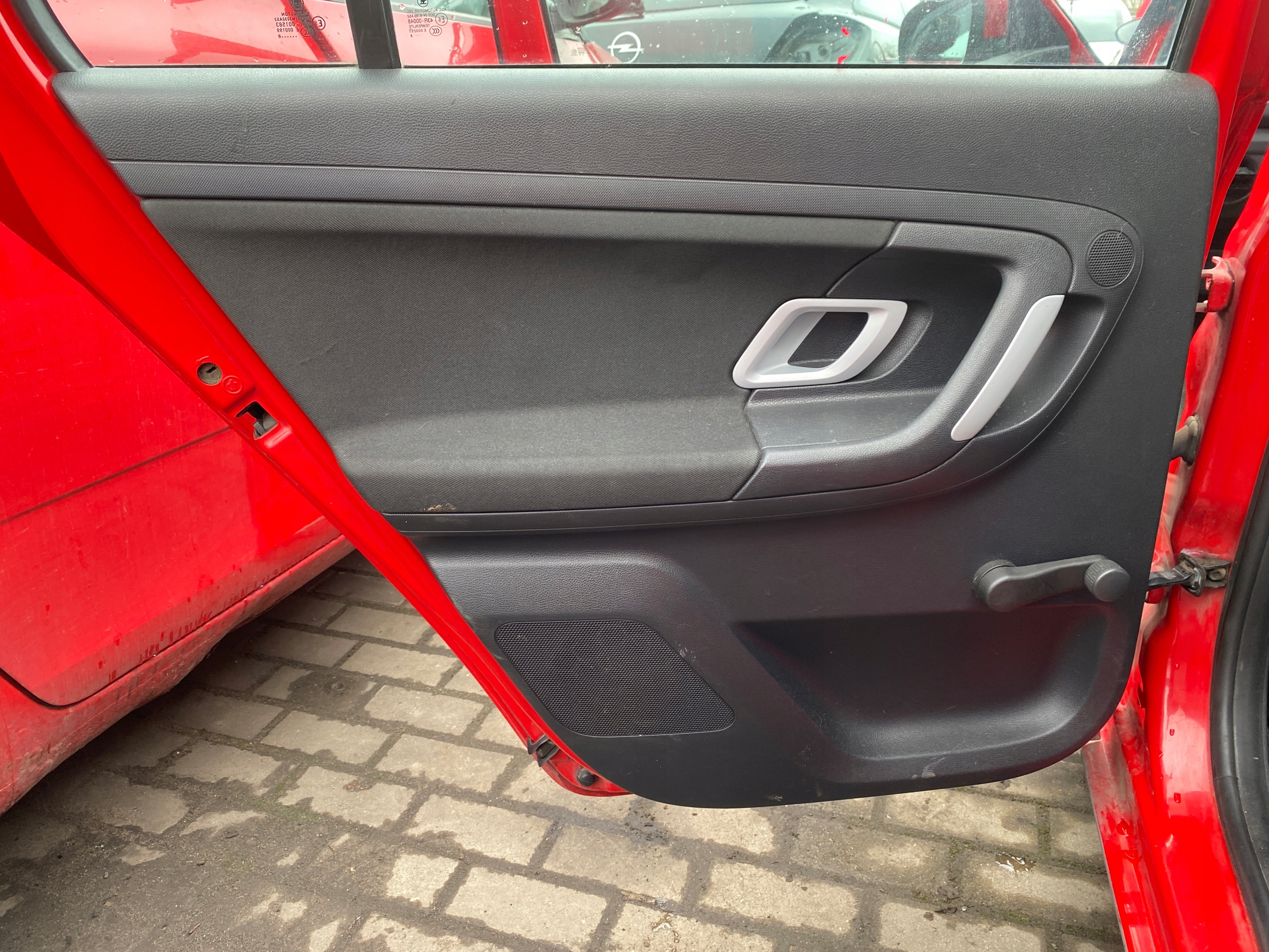 Skoda Fabia 2 II 07-14 upholstery left side side left rear rear part