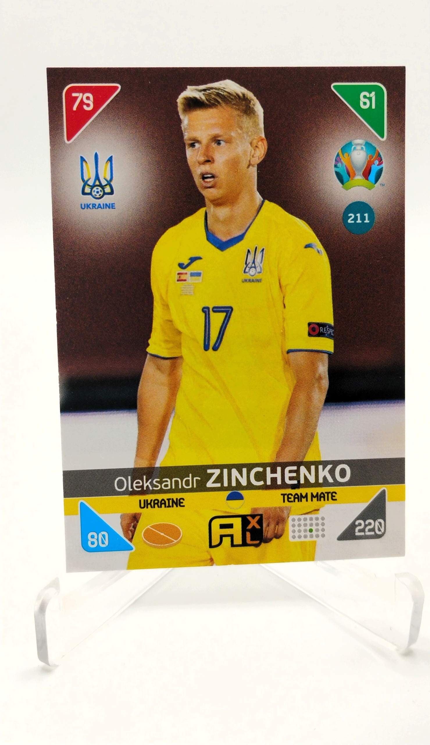 Panini Euro 2020 Kick Off 2021 Team Mate 211 Oleksandr Zinchenko Ukraina