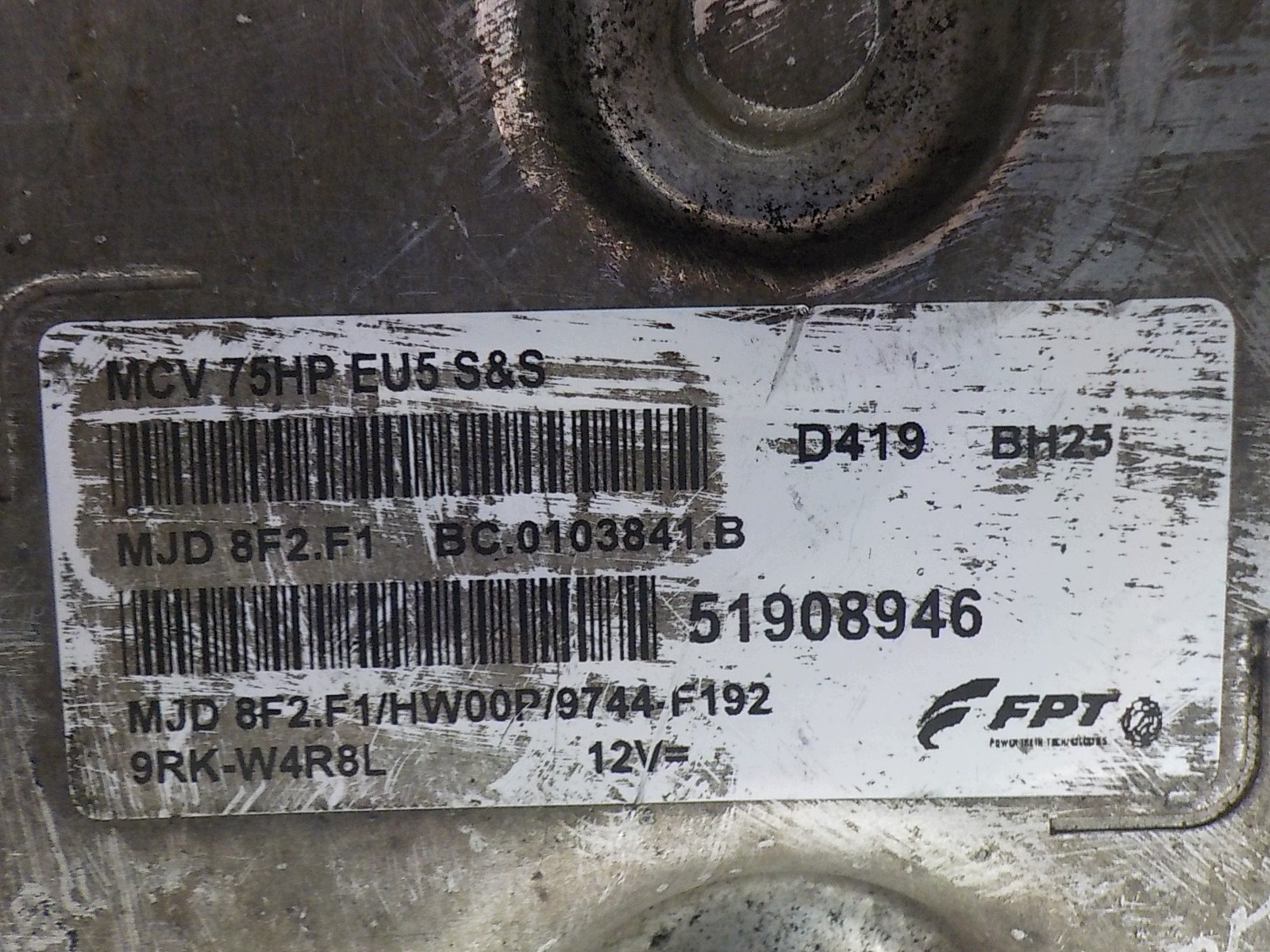 CITROEN NEMO Computer Bedienteil 51908946 9RK-W4R8L
