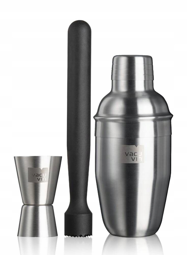 Třepačka na koktejly Vacu Vin nerezová ocel