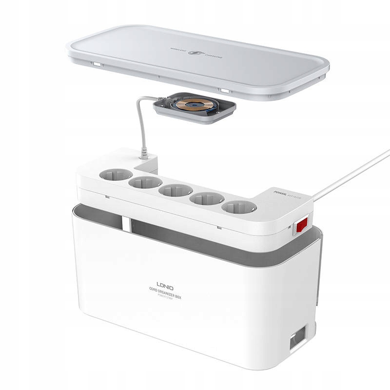 

Ldnio Listwa Organizer 5xAC 3xUSB 2500W 2M Pd Qc