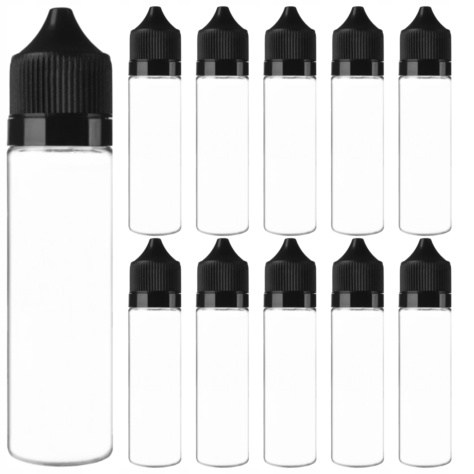 Butelka Plastikowa Gorilla Bezbarwna 60ML 100SZTUK