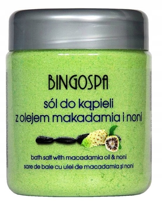 BINGOSPA Sól do kąpieli olej makadamia i Noni 580g
