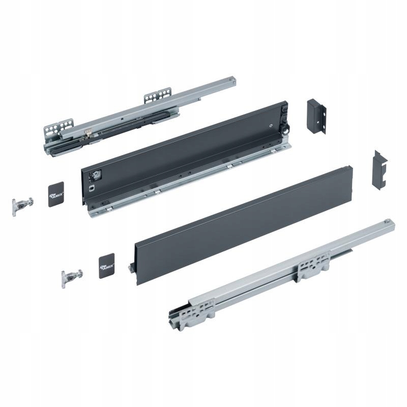 Šuplík Amix Elitebox 18 mm Nízká 550/84 Antr.