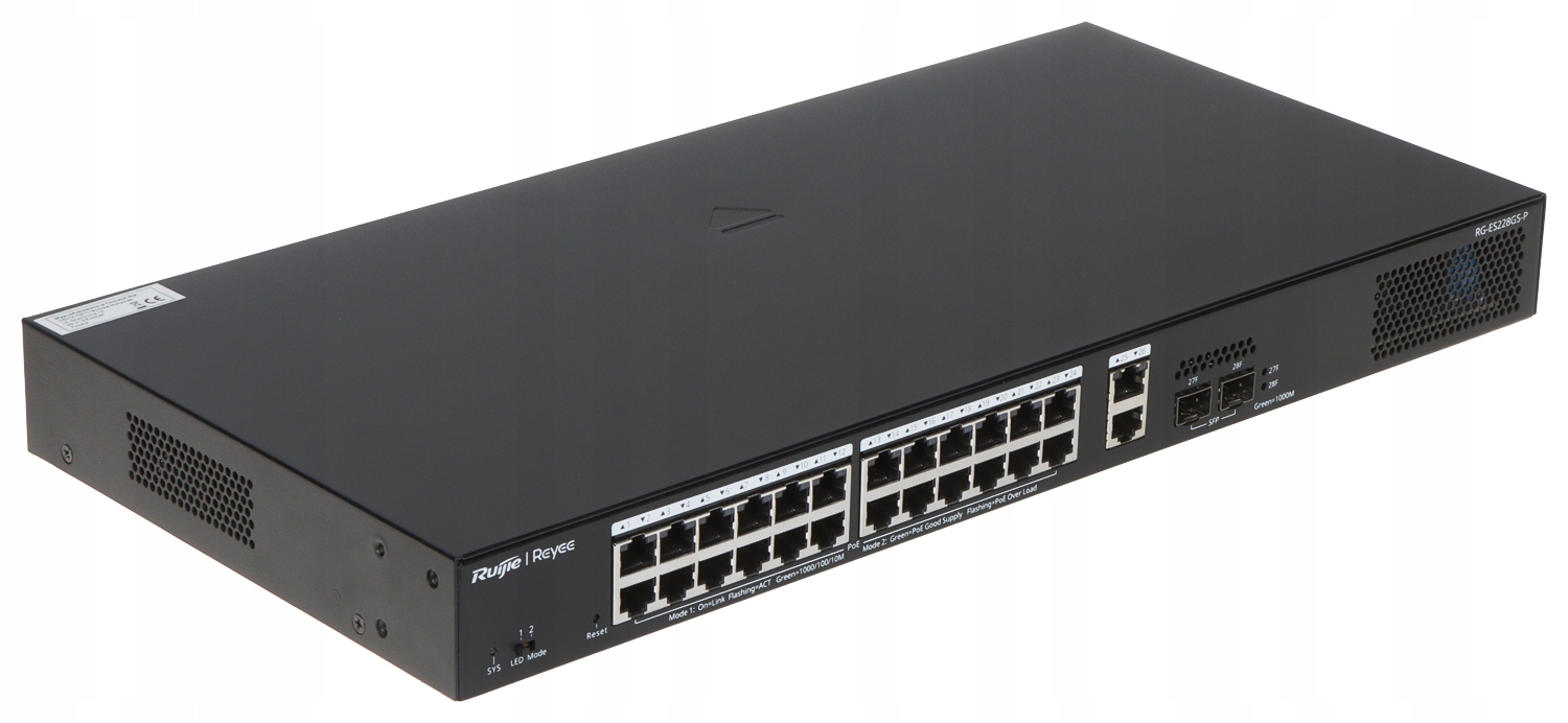 Switch Poe RG-ES228GS-P 24-PORTOVÝ Sfp Reyee