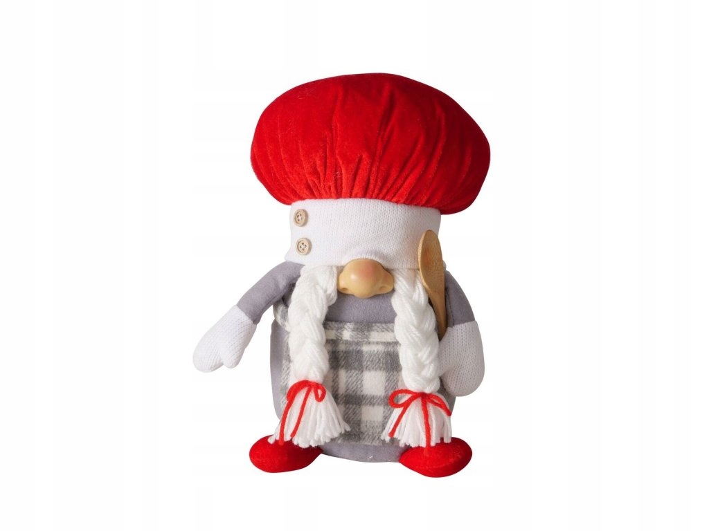 Textilní figurka kuchaře Cooky, výška 28 cm