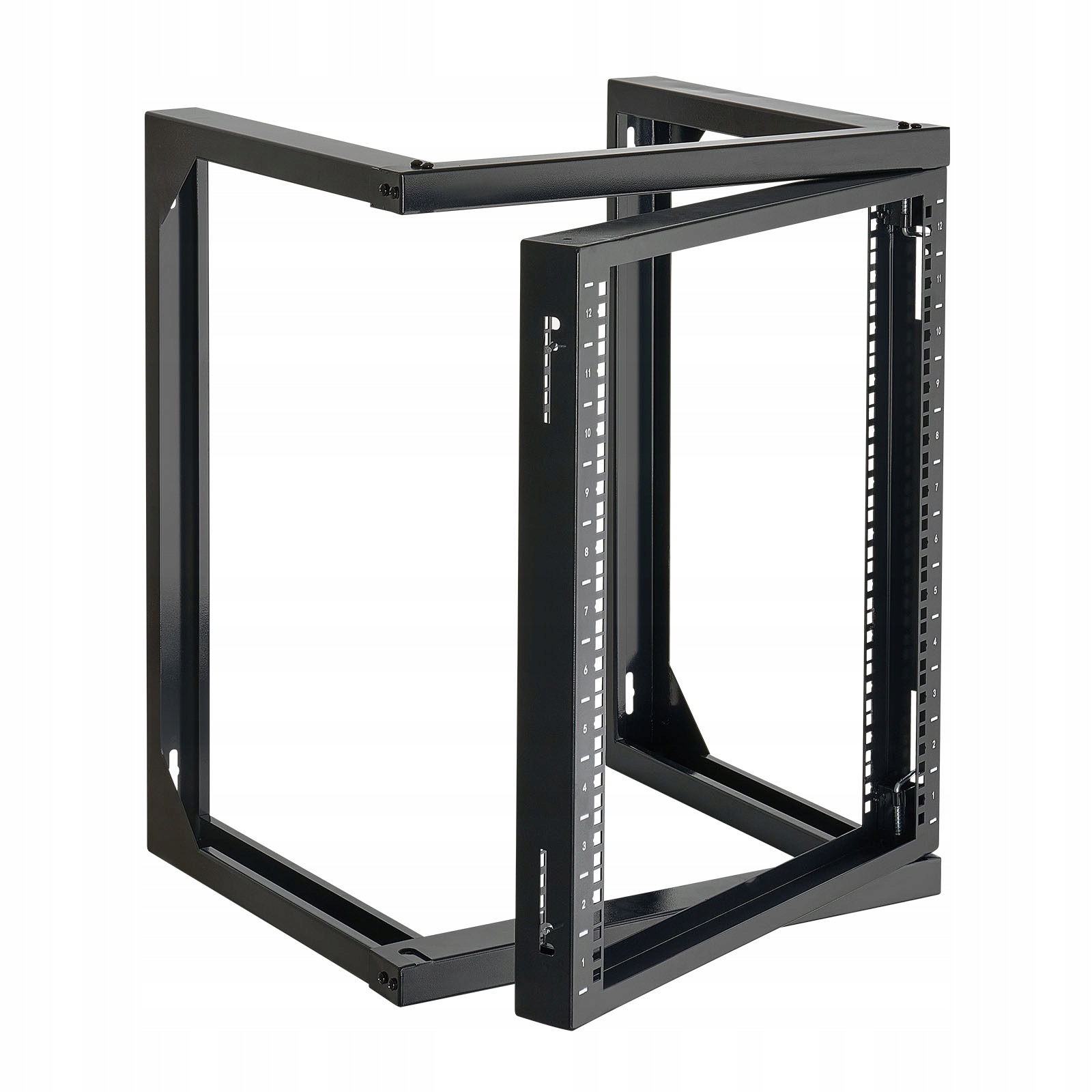 Vevor Szafa Serwerowa 12U Na Ścianę Mocna Stal 68 Kg Drzwi 180 Czarna