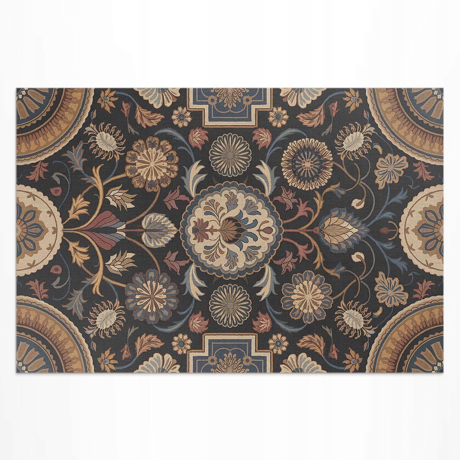 Terasový Pvc koberec Rozmer: 150 x 100 cm, rastlinný ornament, perzský vintage štýl