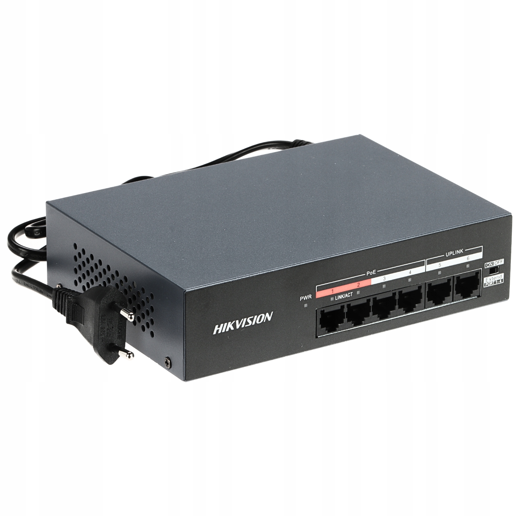 Switch Poe DS-XS06-P 4-PORTOVÝ Hikvision