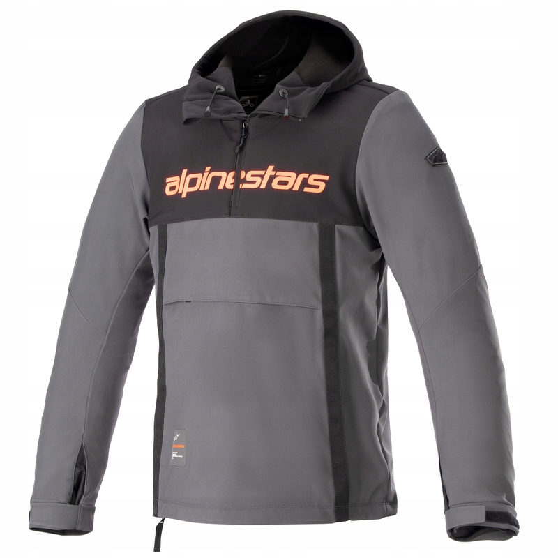 Motocyklová Mikina Alpinestars Sherpa Black/gray/red S