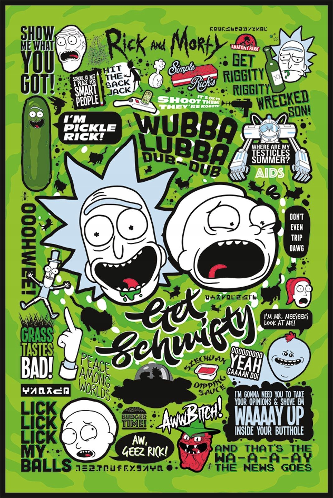 

Plakat Rick and Morty Quotes 61x91,5 cm