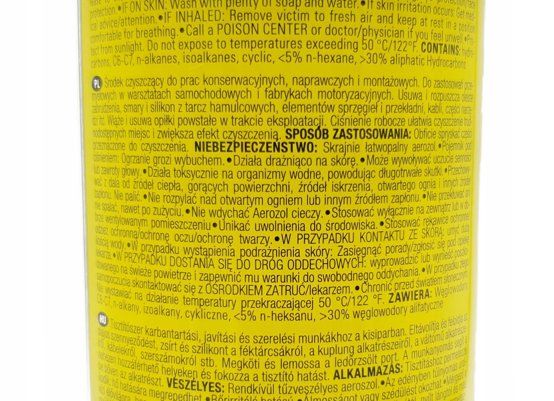 TEXTAR ZMYWACZ CZYSZCZENIE HAMULCOW 96000200 12szt Packaging Volume 500 ml