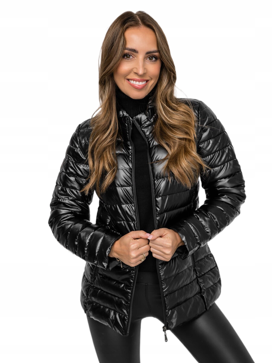 Dámská Zimní Prošívaná Bunda Černá 16M9110 Denley_s