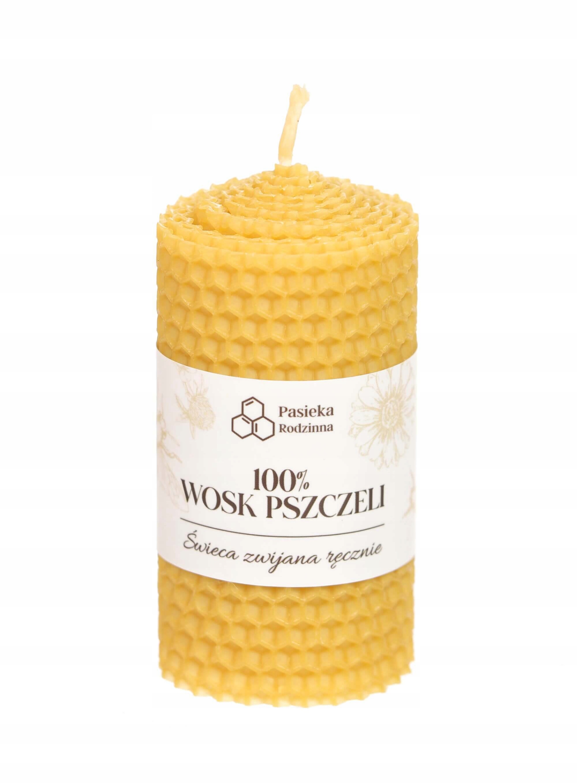 

Świeca z wosku pszczelego 8/5 cm Pasieka Rodzinna