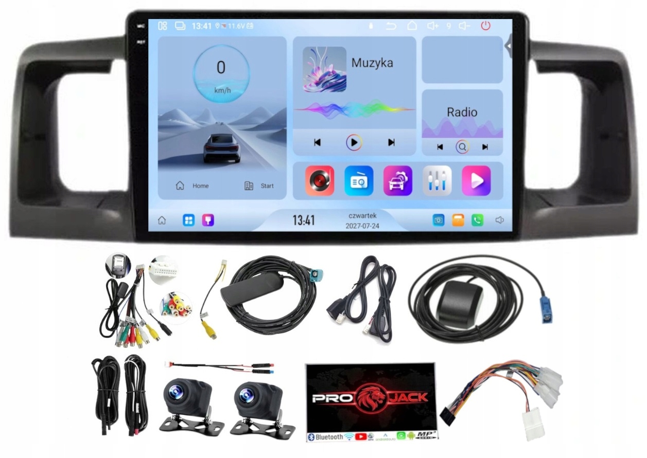 Rádio Gps Android Bt Toyota Corolla 2000-2004 Carplay Wifi Usb 4GB 64GB Sim