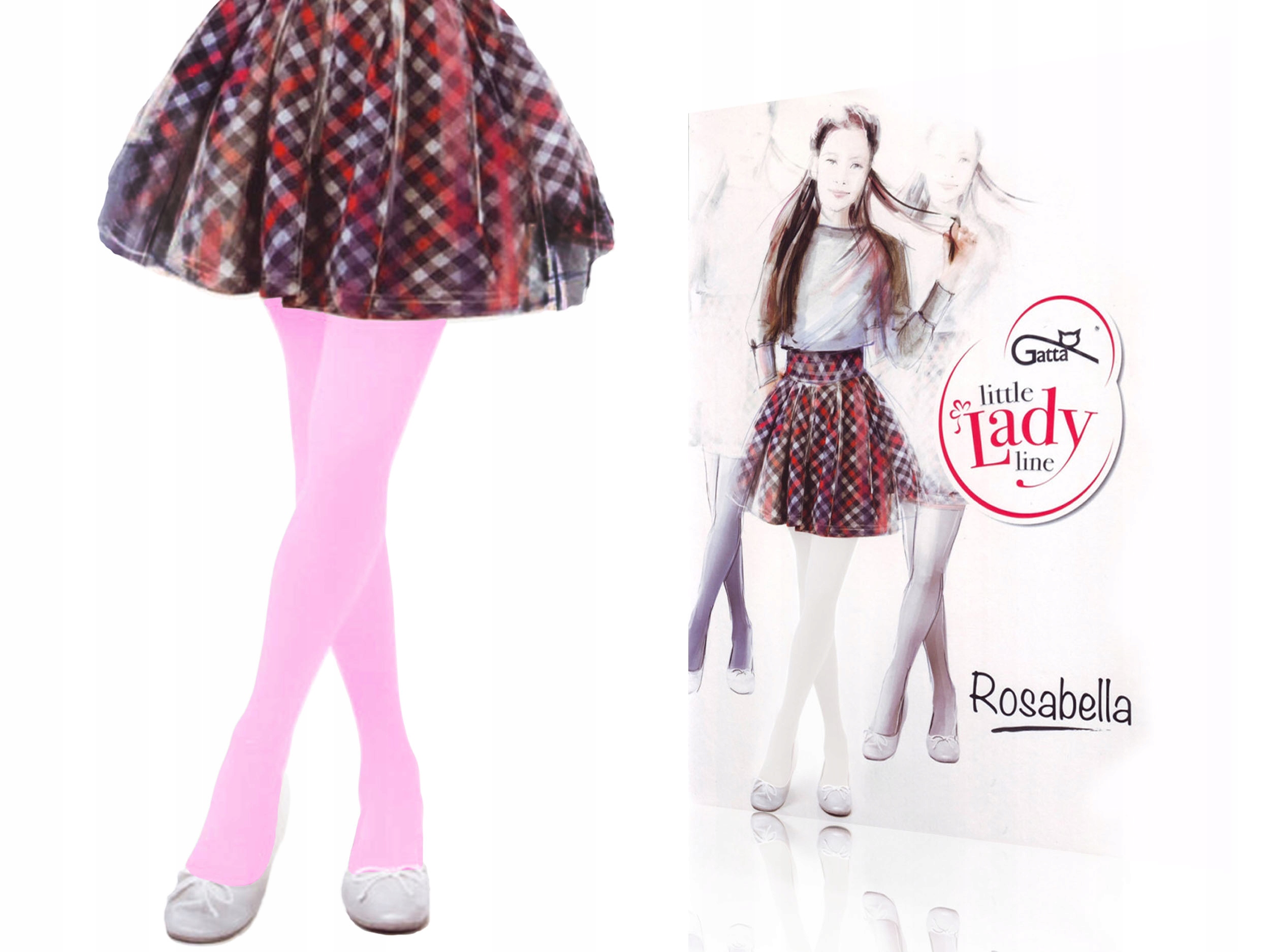 

Rajstopy Gatta Rosabella 60 den, pink, 116-122