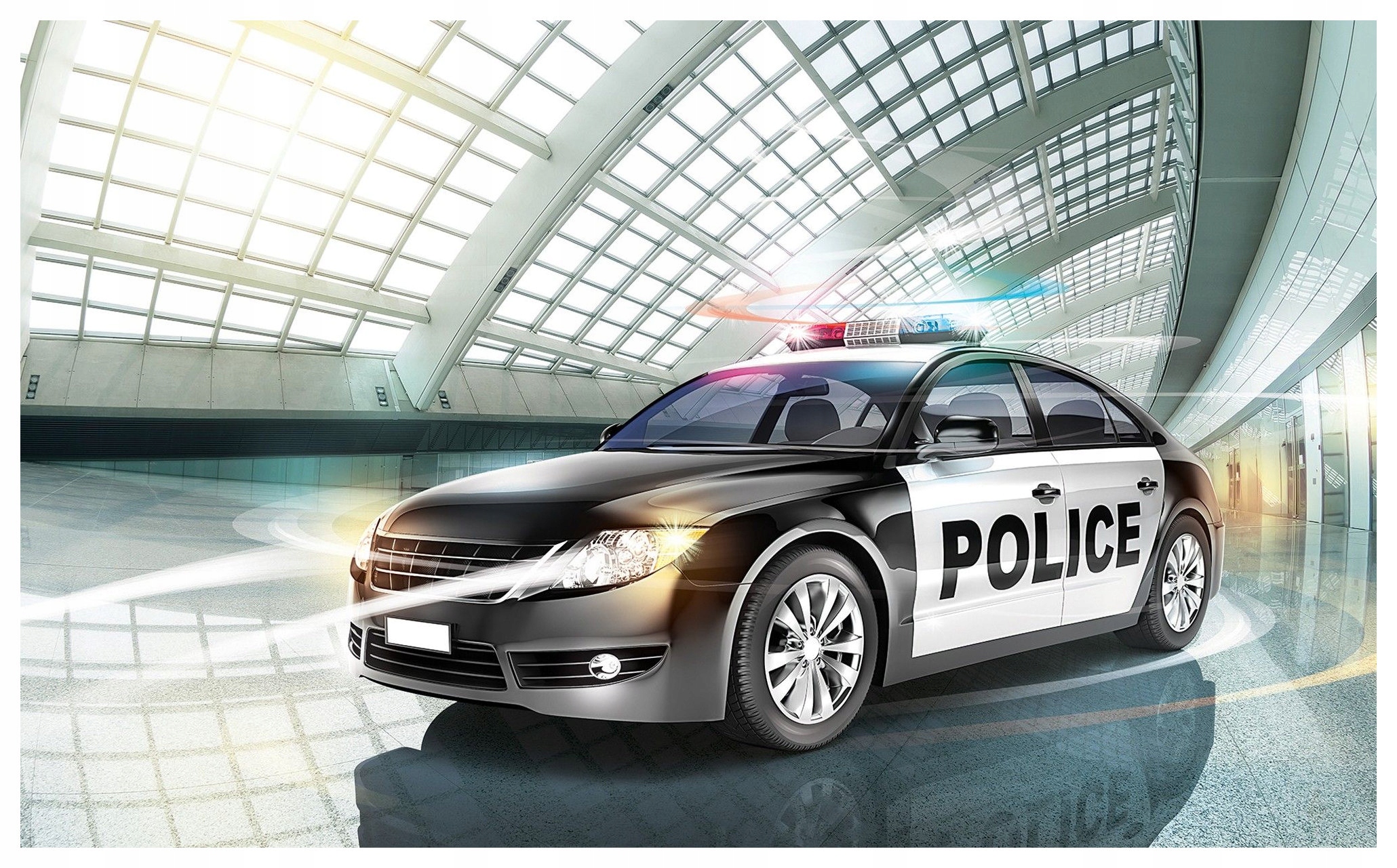 Fototapeta Polícia mesto perspektíva bezpečnosť 300x210 lepidlo