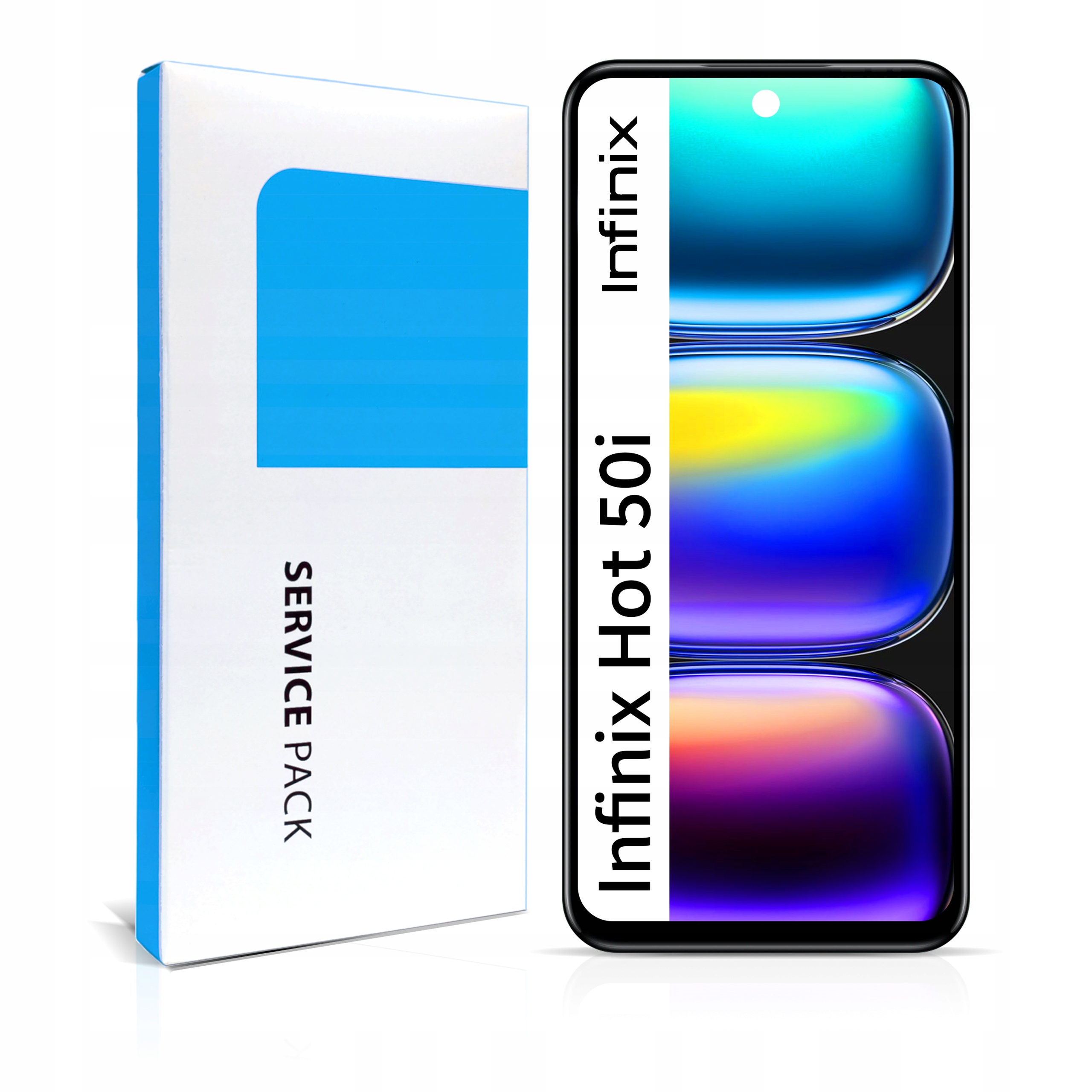 Originální Zila pro Infinix Hot 50i LCD Displej Digitizer Dotyk Rámeček