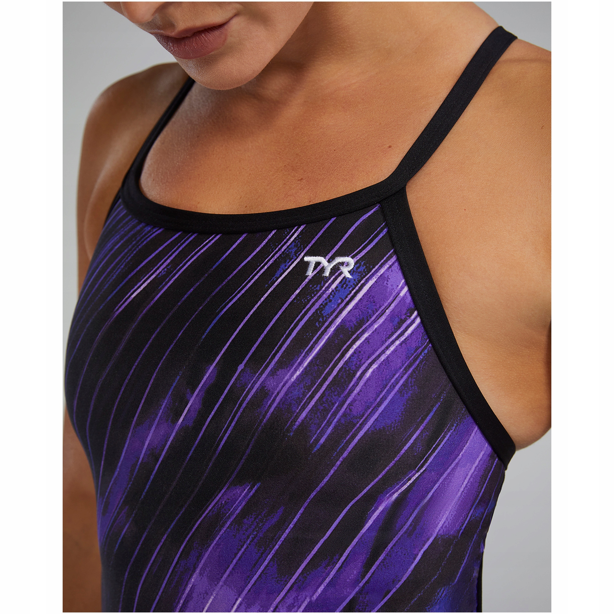 Tyr Strój kąpielowy jednoczęściowy damski Diamondfit Cycloid fiolet r. 36