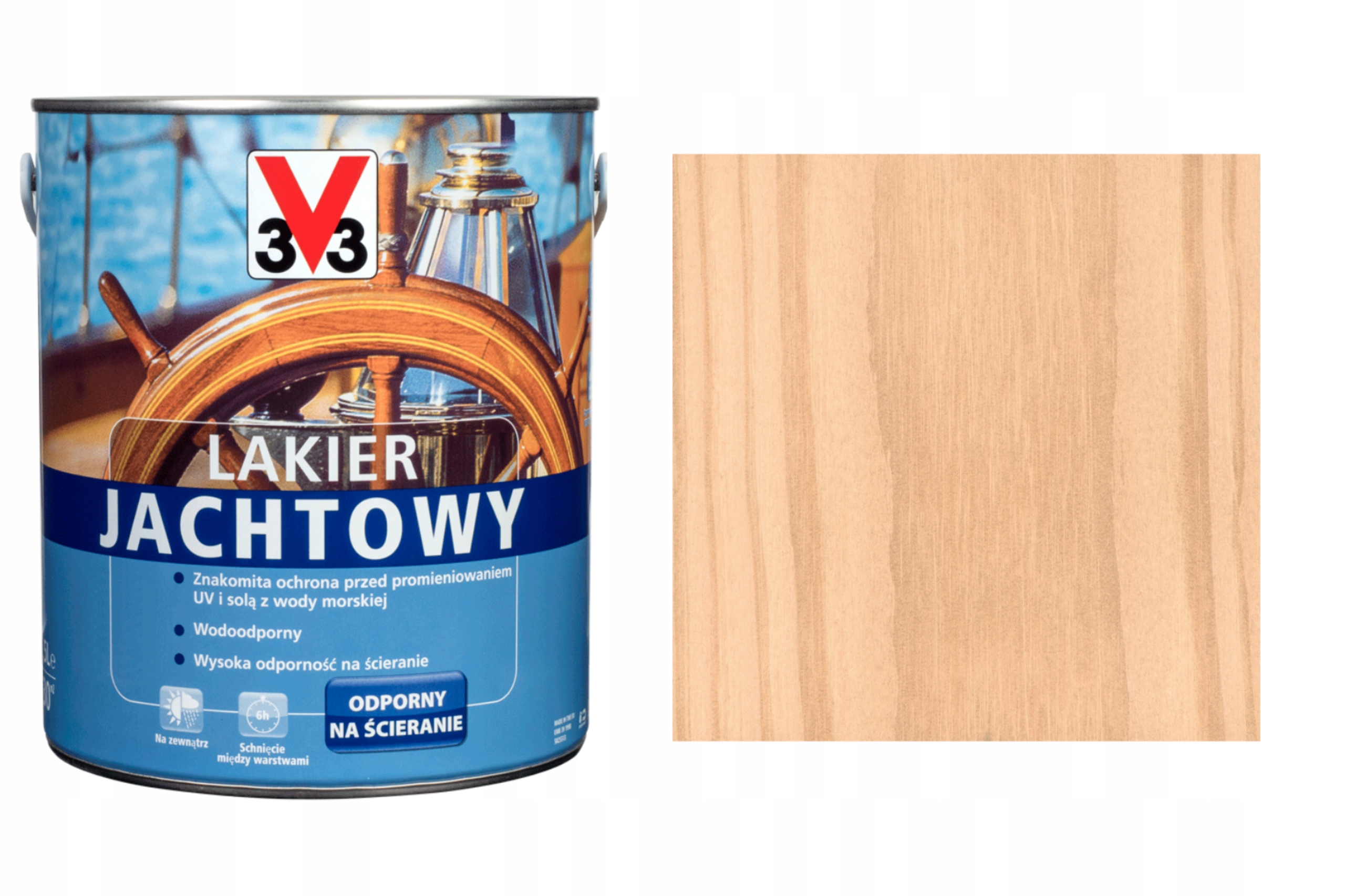 

V33 Lakier Do Drewna Jachtowy Bezbarwny 2,5L