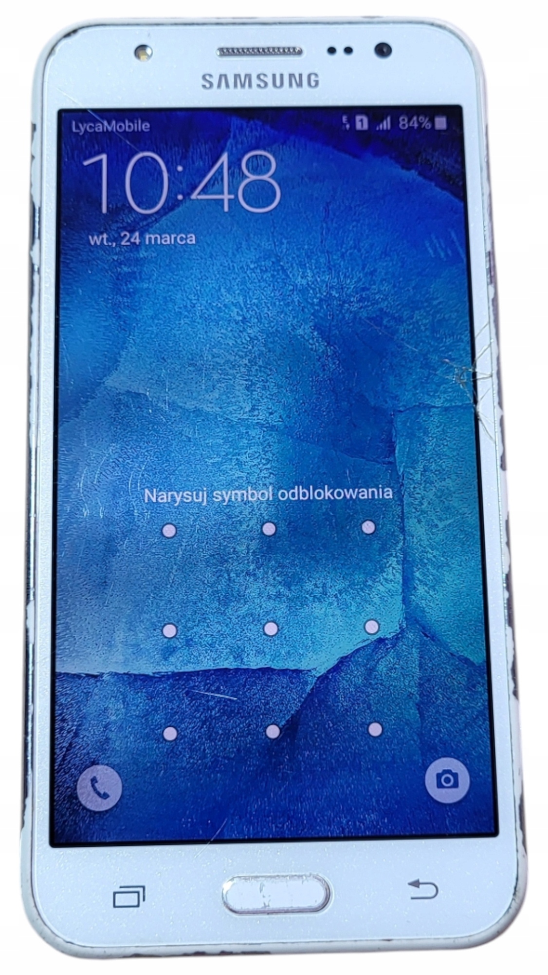 Smartfon Samsung Galaxy J5 1 GB / 8 GB 4G (LTE) biały