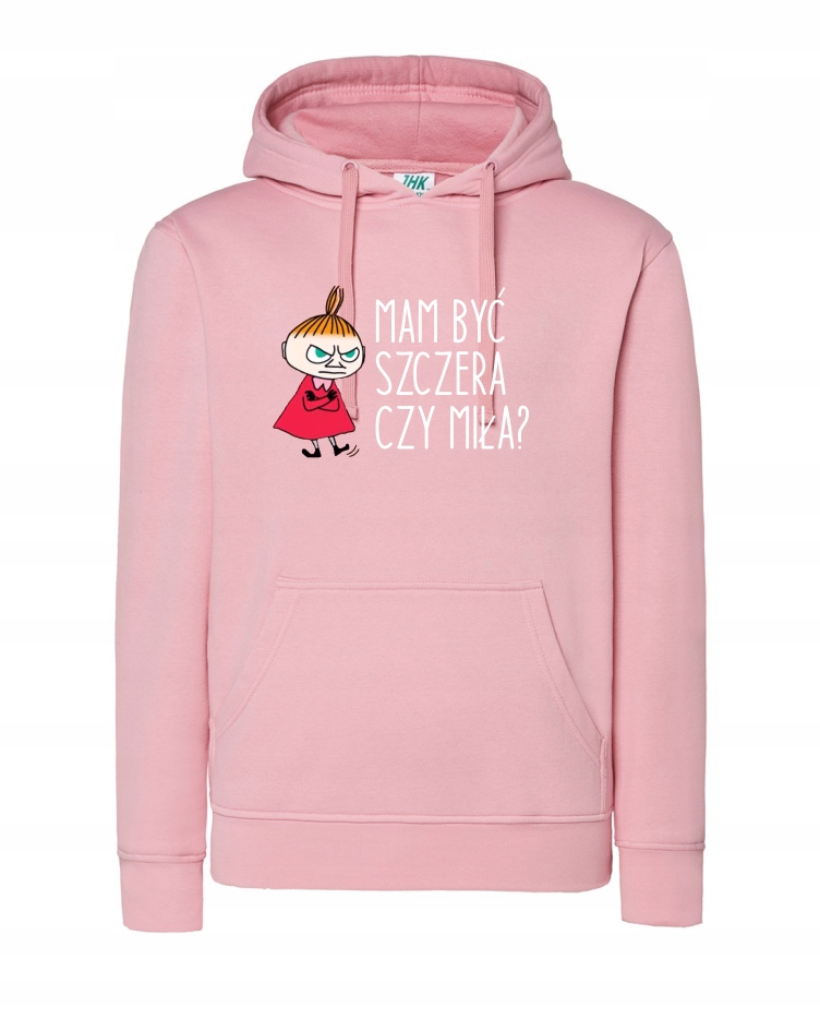 

Bluza z kapturem Mam być miła... Mała MI Muminki