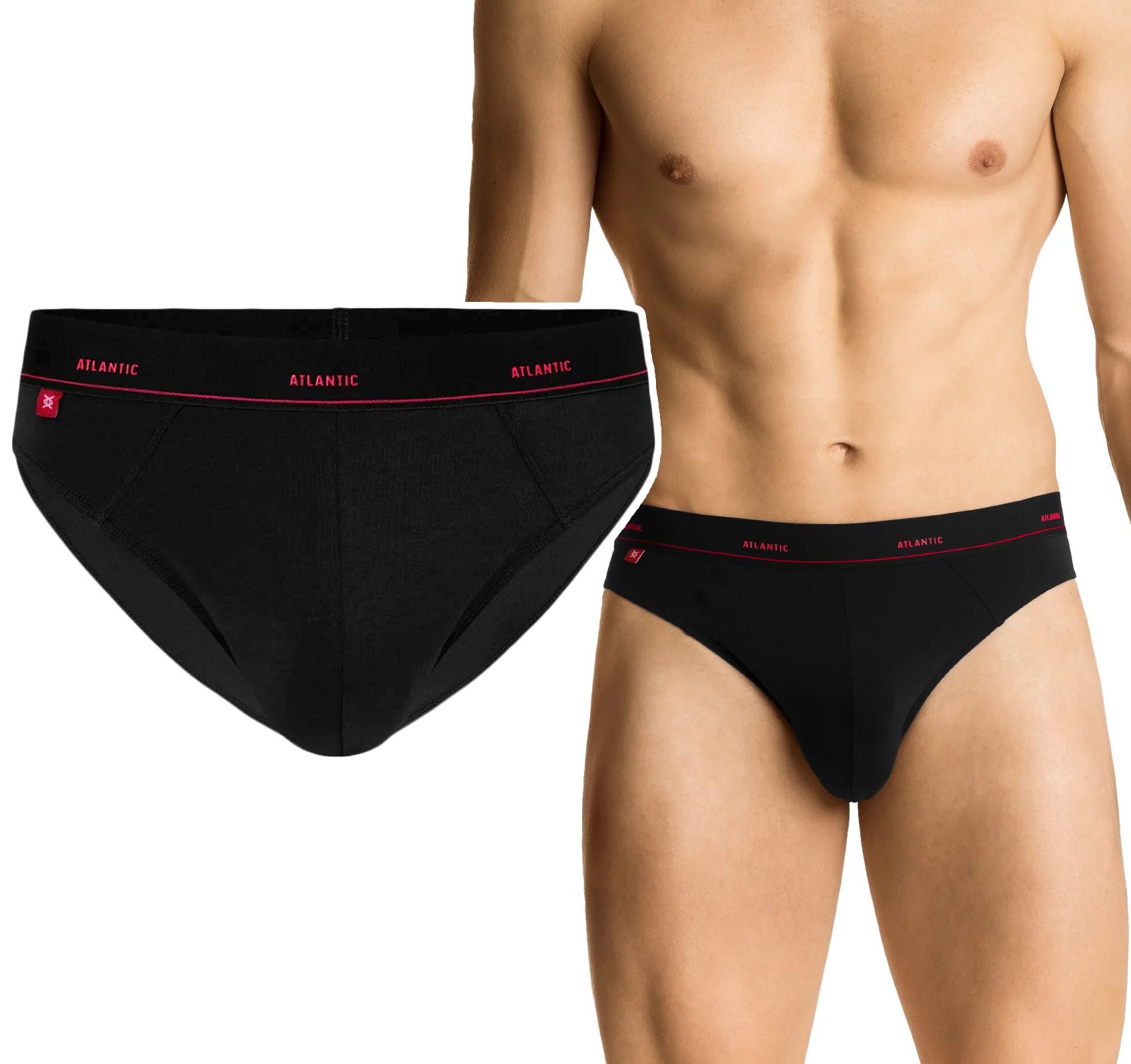 

Slipy męskie Atlantic 1568 bawełna Pima L