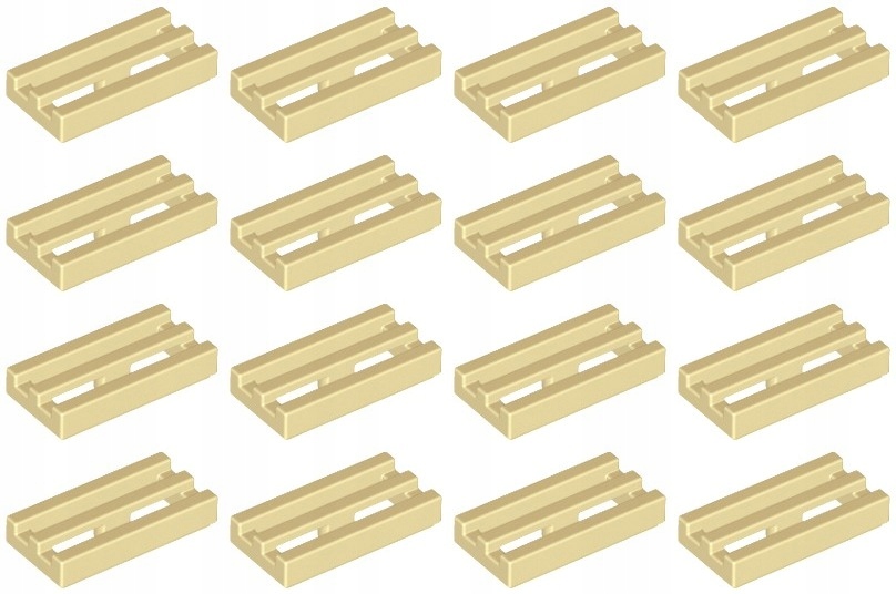 

Lego 2412b 1x2 Grill piaskowa Nowa (4g) 16 szt.