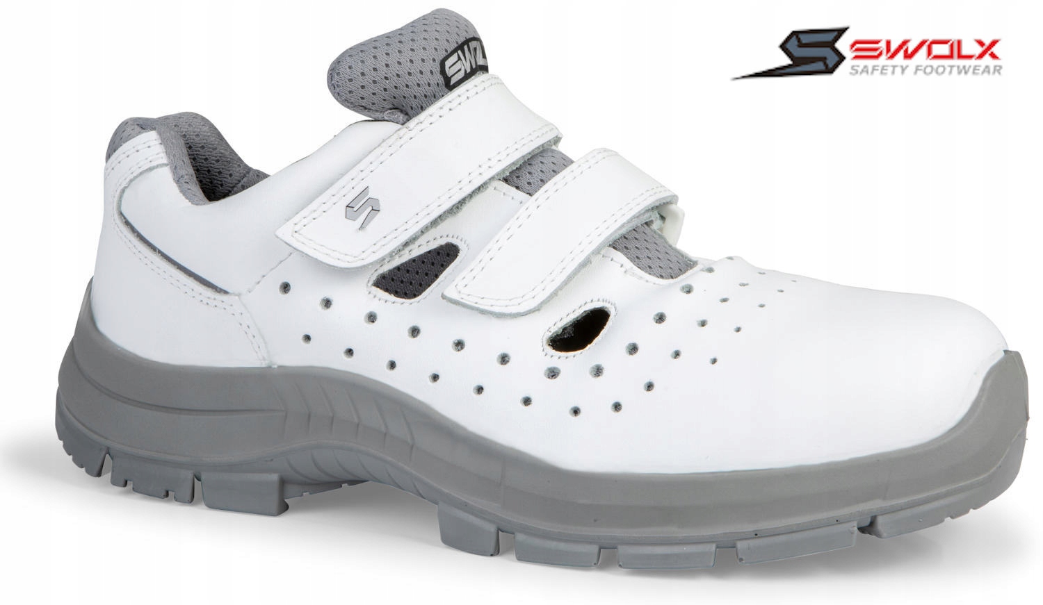 BUTY ROBOCZE MĘSKIE OCHRONNE BHP BIAŁE RZEP 36-48+ WKŁADKA ZESTAW Rodzaj buta sandały