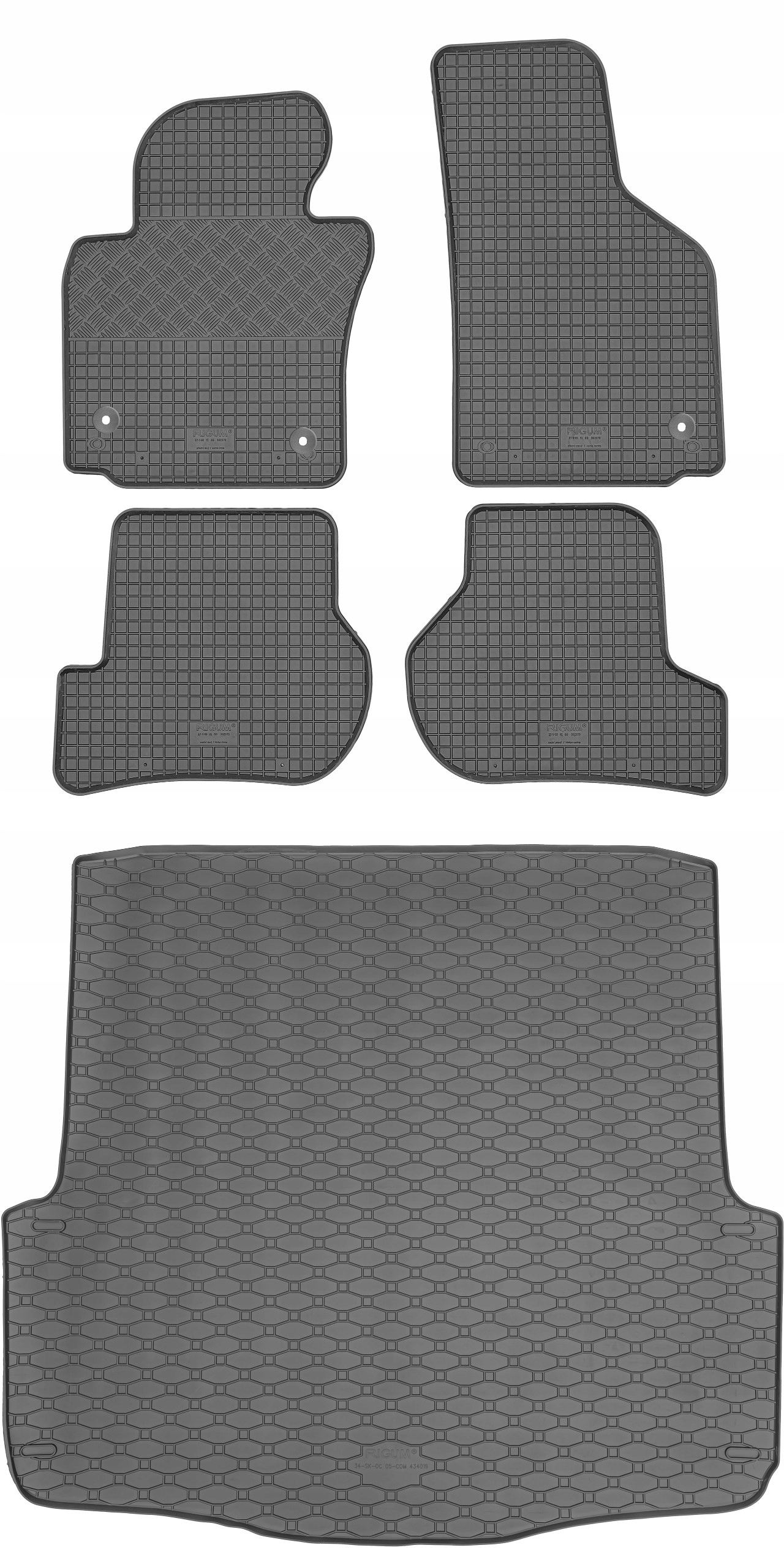 Škoda Octavia II Kombi 2004-2013 Podložka batožinového priestoru koberčeky