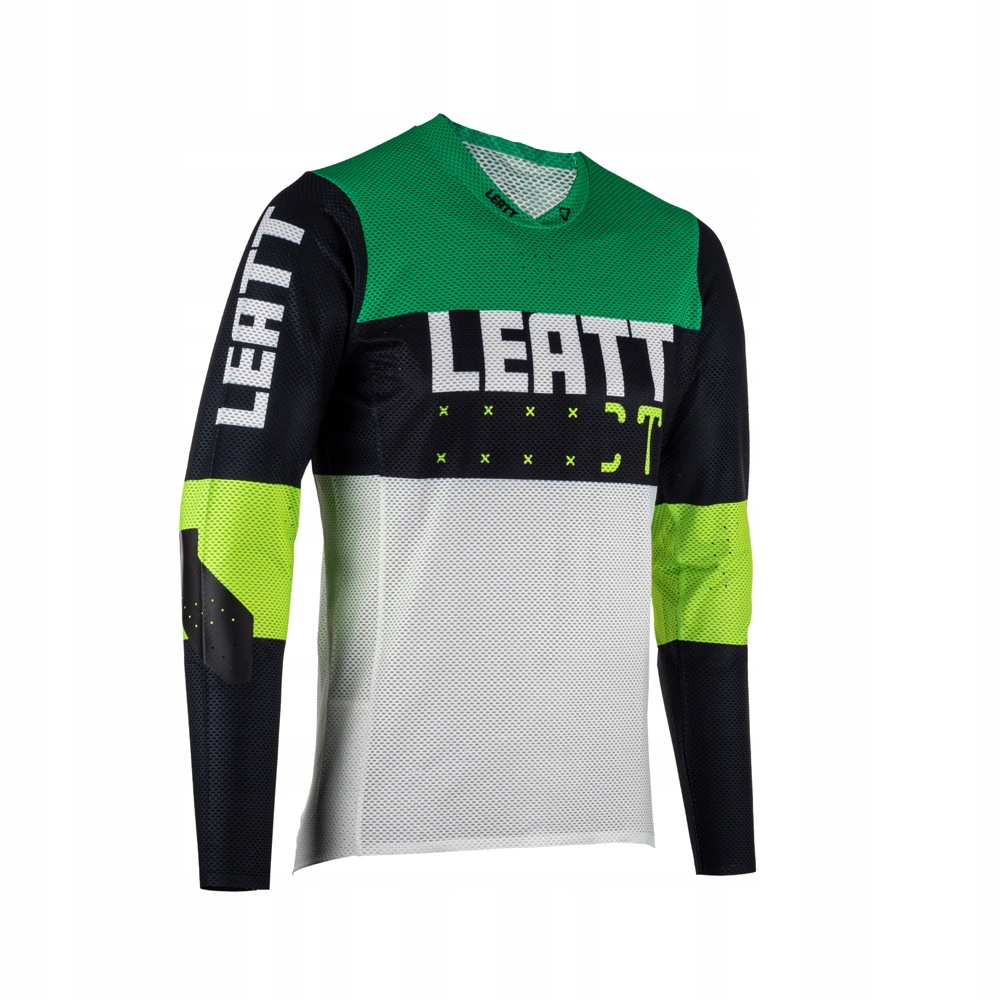 Leatt Cyklistický dres Mtb Gravity 4.0 Jersey Jade Barva Zelená/Černá/Bi