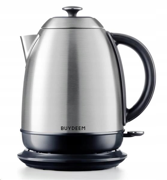Elektrická kanvica Buydeem K640 2400 W 1,7 l strieborná/sivá