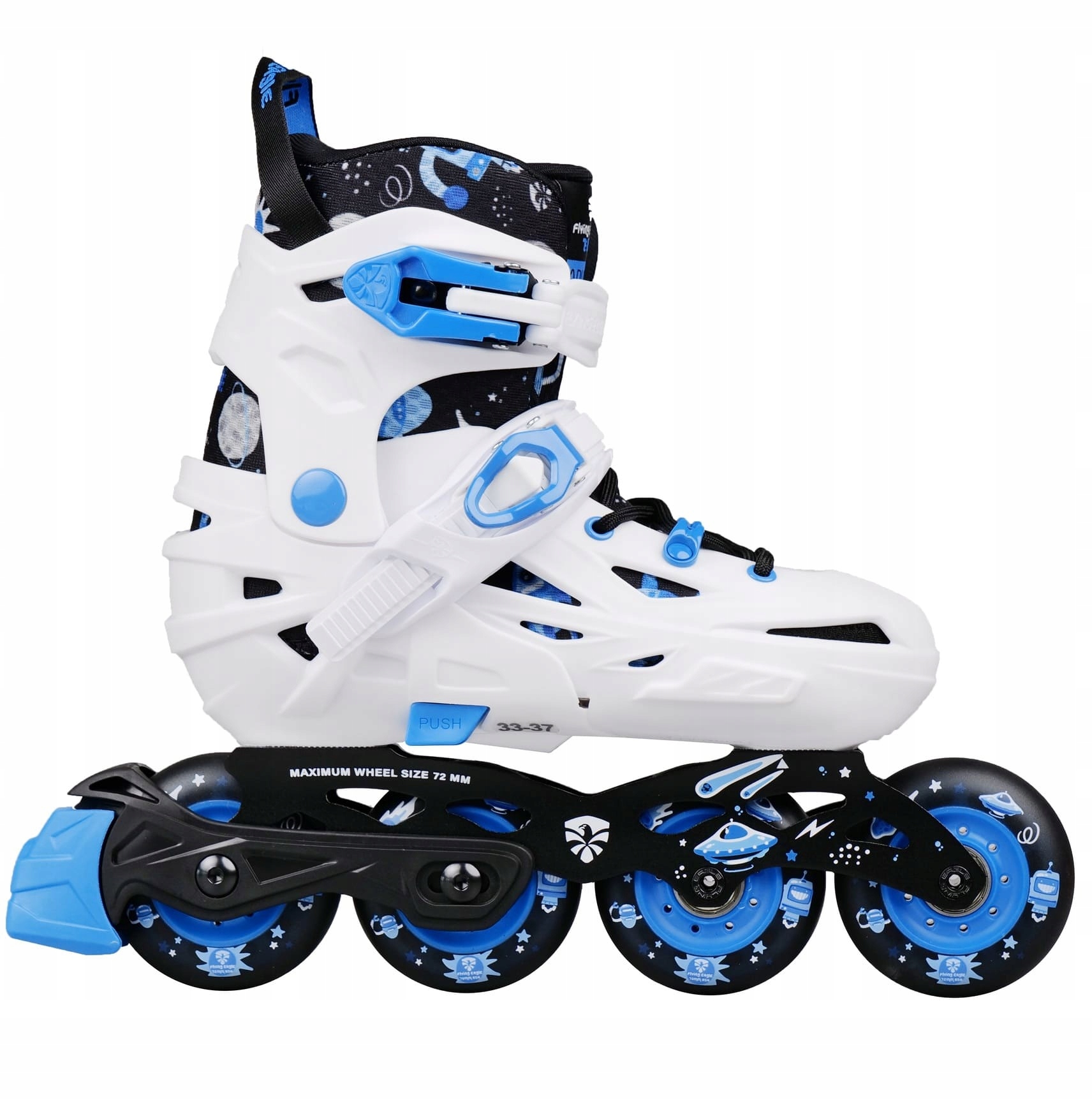 Rolki chłopięce Flying Eagle Nd Nadia niebieski 33-37