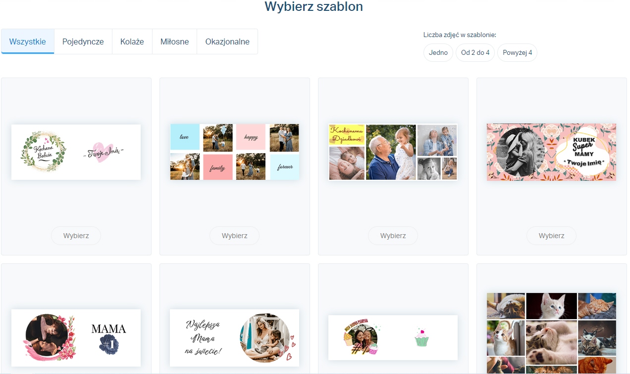 KUBEK Z NADRUKIEM ZE ZDJĘCIEM FOTO KUBKI Z GRAFIKĄ Kolor biały odcienie zieleni