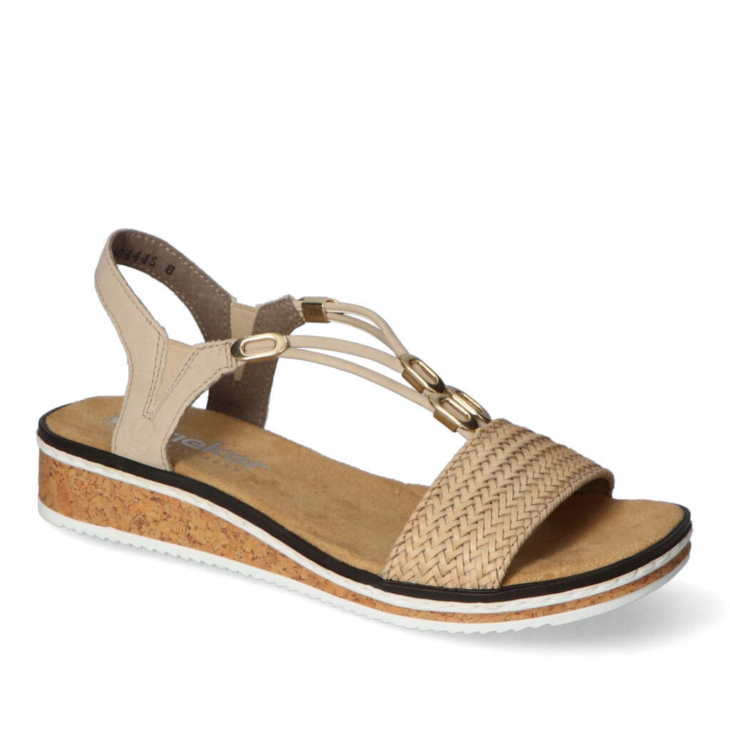 Sandály Rieker V3662-62 Béžová 41