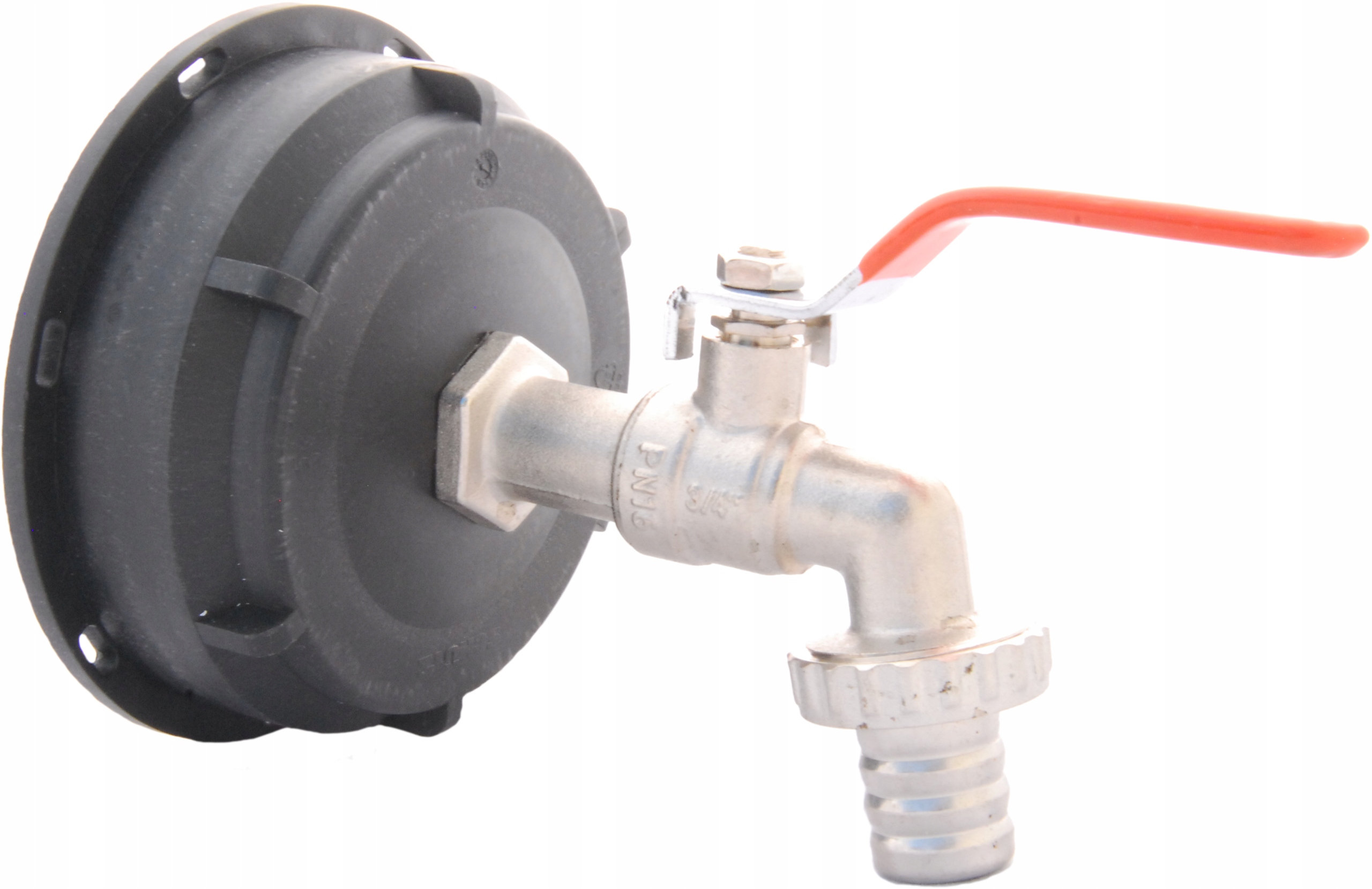 Metalowy Kran 3/4 cala Nakrętka 10cm Zbiornik 1000 Kod producenta BT/0038