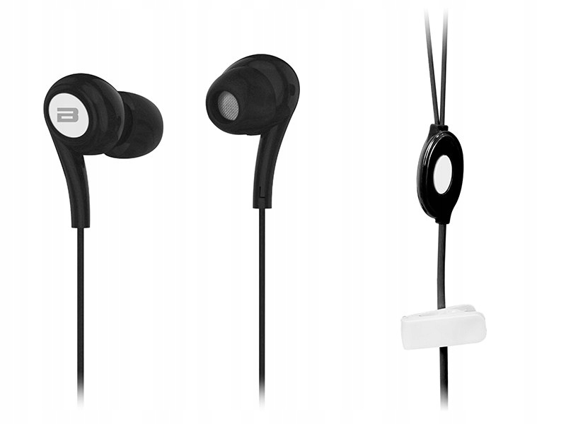 

Słuchawki Blow B-15 Black douszne z mikrofonem