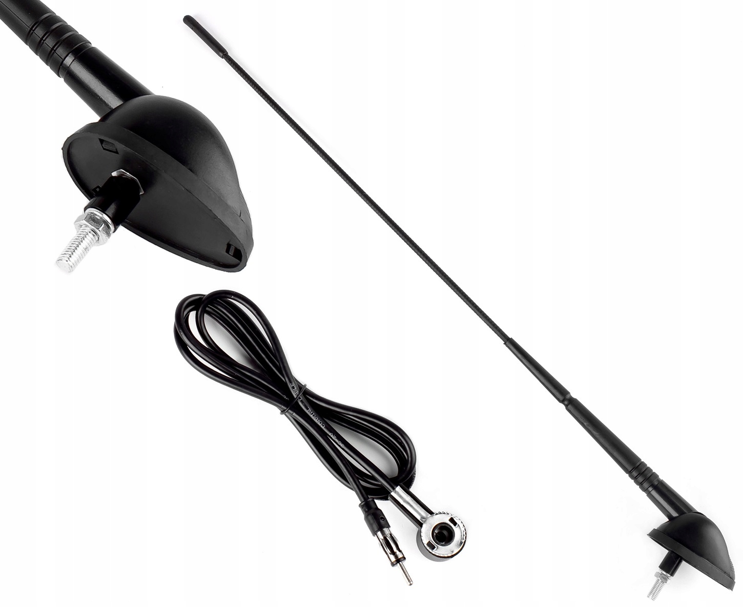 

Antena Samochodowa 40CM gwint 5mm kabel dł. 140cm