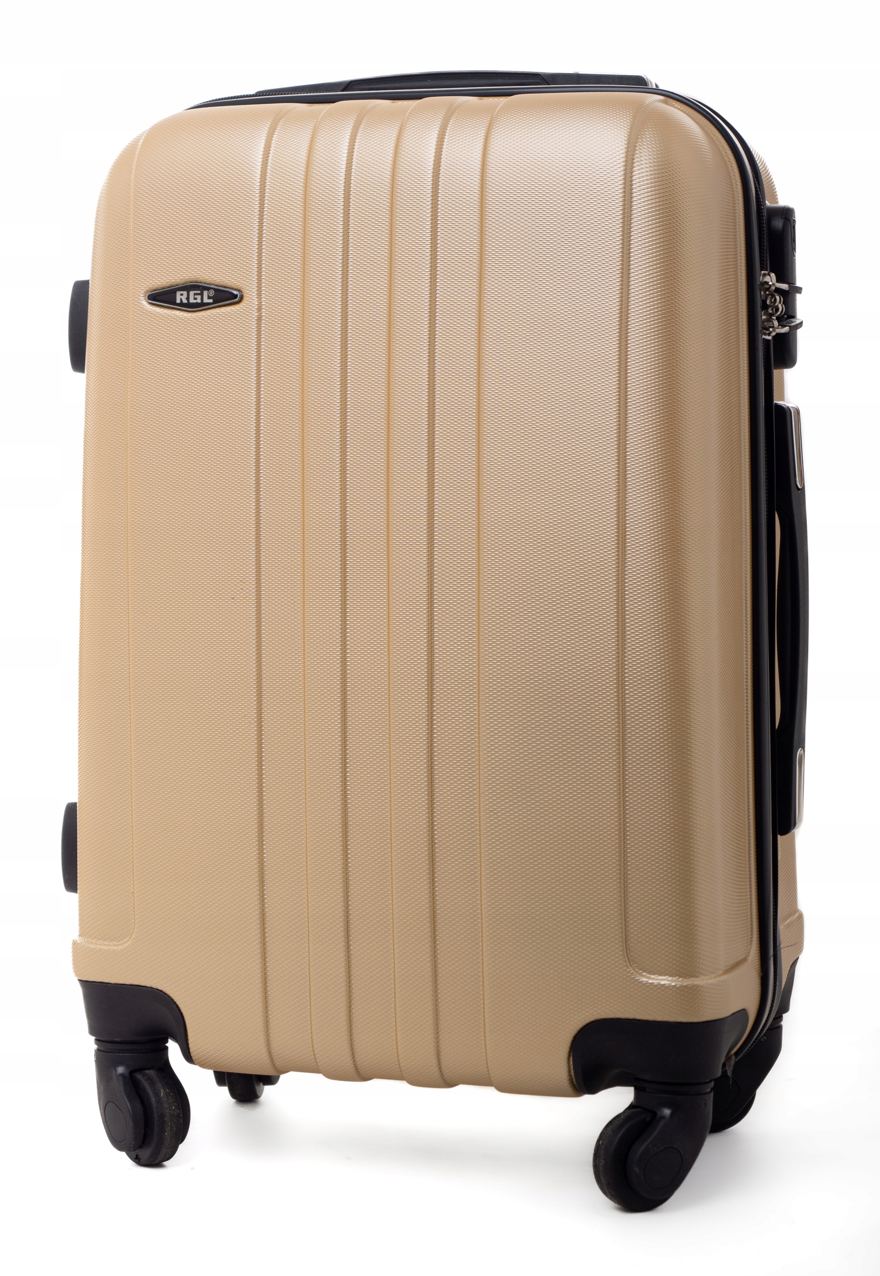 L MAŁA WALIZKA KABINOWA TORBA PODRÓŻNA RGL Materiał dominujący ABS