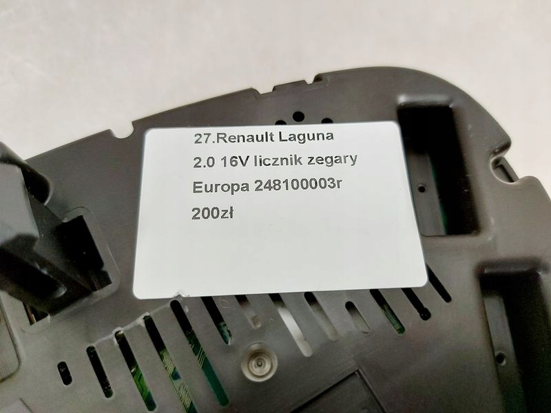 renault LAGUNA 3 III 2.0 16V спидометр часы европа