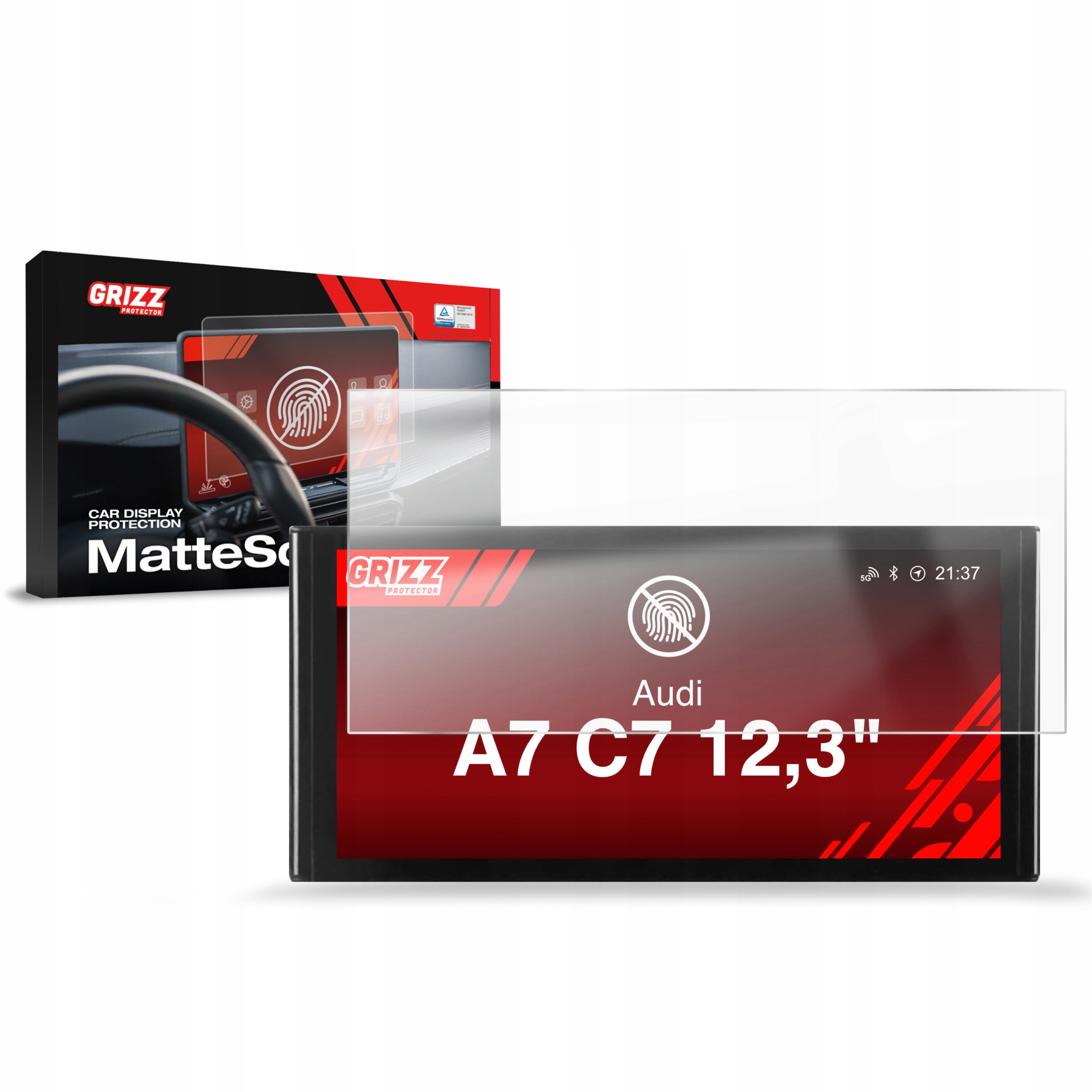 Folia Antyodciskowa do Audi A7 C7 Android Radio 12,3" (2012-2018)