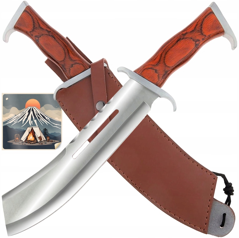 Velká Maczeta Rambo 40 cm Nůž Nerezový Lovecký sekáček Obal