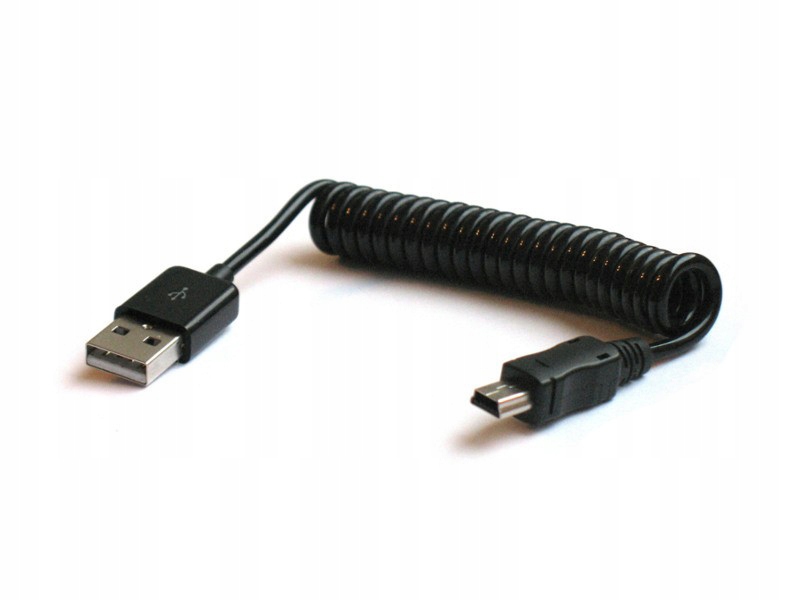

CL-12 Kabel Usb 2.0 mini Usb 1m dł. Spiralny Hq