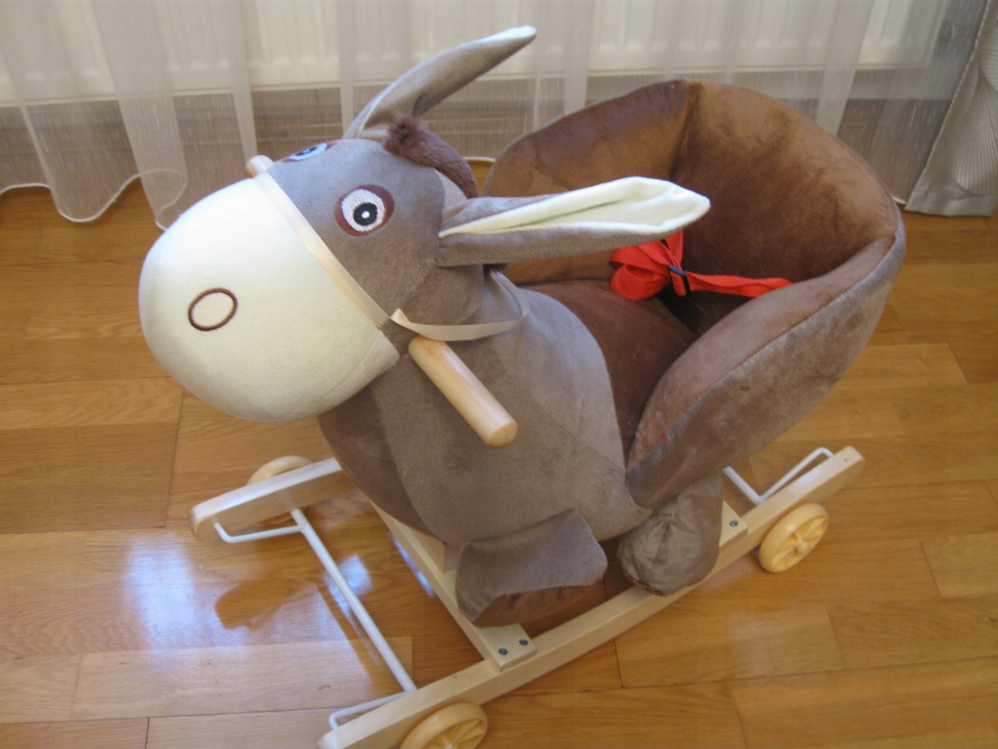 ŚPIEWAJĄCY BUJAK na BIEGUNACH PŁOZACH i KÓŁKACH 3w1 OSIOŁEK GRA MELODIE Marka inna